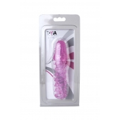 Розовая насадка с нежными шипами - 13,5 см. - Toyfa Basic - во Владивостоке купить с доставкой