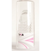 Гелевая прозрачная насадка с 2 отростками - 13 см. - Toyfa Basic - во Владивостоке купить с доставкой