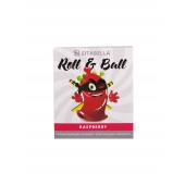 Стимулирующий презерватив-насадка Roll   Ball Raspberry - Sitabella - купить с доставкой во Владивостоке