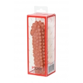 Телесная насадка на фаллос с бугорками KOKOS Extreme Sleeve 10 - 15,8 см. - KOKOS - во Владивостоке купить с доставкой