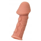 Насадка на фаллос с пузыриками, венками и ребристостью KOKOS Extreme Sleeve 09 - 12,7 см. - KOKOS - во Владивостоке купить с доставкой
