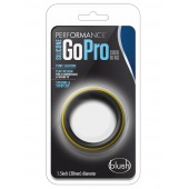 Черно-желтое силиконовое эрекционное кольцо Silicone Go Pro Cock Ring - Blush Novelties - во Владивостоке купить с доставкой