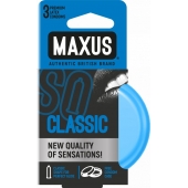 Классические презервативы в железном кейсе MAXUS Classic - 3 шт. - Maxus - купить с доставкой во Владивостоке