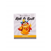 Стимулирующий презерватив-насадка Roll   Ball Banana - Sitabella - купить с доставкой во Владивостоке