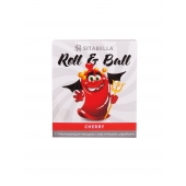 Стимулирующий презерватив-насадка Roll   Ball Cherry - Sitabella - купить с доставкой во Владивостоке