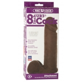 Насадка-реалистик Vac-U-Lock 8  ULTRASKYN Cock - 20,6 см. - Doc Johnson - купить с доставкой во Владивостоке