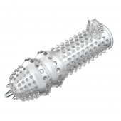 Закрытая прозрачная насадка Crystal sleeve - 14,2 см. - Erowoman-Eroman - во Владивостоке купить с доставкой