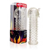 Закрытая прозрачная насадка на пенис Crystal Sleeve Faraon - 13,5 см. - Erowoman-Eroman - во Владивостоке купить с доставкой