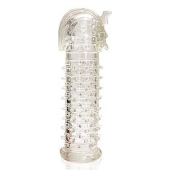 Закрытая прозрачная насадка на пенис Crystal Sleeve Faraon - 13,5 см. - Erowoman-Eroman - во Владивостоке купить с доставкой