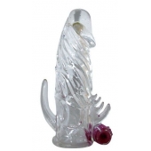 Закрытая прозрачная вибронасадка на пенис Crystal Sleeve Vibe - Erowoman-Eroman - во Владивостоке купить с доставкой