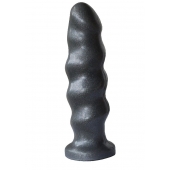Черная насадка на трусики харнесс Platinum - 16 см. - LOVETOY (А-Полимер) - купить с доставкой во Владивостоке
