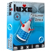 Презерватив LUXE Maxima  Глубинная бомба  - 1 шт. - Luxe - купить с доставкой во Владивостоке