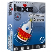 Презерватив LUXE Maxima  Королевский экспресс  - 1 шт. - Luxe - купить с доставкой во Владивостоке