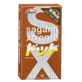Презервативы Sagami Xtreme FEEL UP с точечной текстурой и линиями прилегания - 10 шт. - Sagami - купить с доставкой во Владивостоке