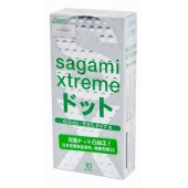 Презервативы Sagami Xtreme Type-E с точками - 10 шт. - Sagami - купить с доставкой во Владивостоке