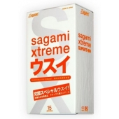 Ультратонкие презервативы Sagami Xtreme SUPERTHIN - 15 шт. - Sagami - купить с доставкой во Владивостоке
