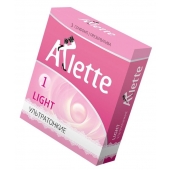 Ультратонкие презервативы Arlette Light - 3 шт. - Arlette - купить с доставкой во Владивостоке