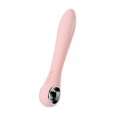 Розовый силиконовый вибратор с электростимуляцией GALVANI VIBE - 21 см. - ToyFa - купить с доставкой во Владивостоке