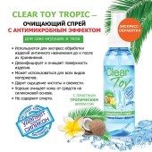Очищающий спрей для игрушек CLEAR TOY Tropic - 100 мл. - Биоритм - купить с доставкой во Владивостоке