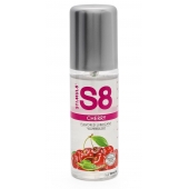 Смазка на водной основе S8 Flavored Lube со вкусом вишни - 125 мл. - Stimul8 - купить с доставкой во Владивостоке