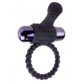 Черное эрекционное виброкольцо Vibrating Silicone Super Ring - Pipedream - во Владивостоке купить с доставкой