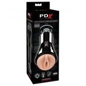 Телесный вибромастурбатор-вагина Cock Compressor Vibrating Stroker - Pipedream - во Владивостоке купить с доставкой