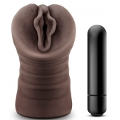 Коричневый мастурбатор-вагина Alexis - Blush Novelties - во Владивостоке купить с доставкой