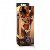 Коричневый мастурбатор-ротик Heather - Blush Novelties - во Владивостоке купить с доставкой