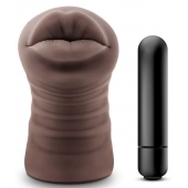 Коричневый мастурбатор-ротик Renee - Blush Novelties - во Владивостоке купить с доставкой