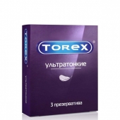Презервативы Torex  Ультратонкие  - 3 шт. - Torex - купить с доставкой во Владивостоке