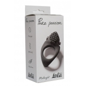 Черное эрекционное виброкольцо Pure Passion Midnight - Lola Games - во Владивостоке купить с доставкой