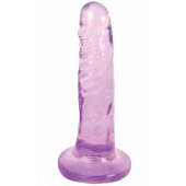 Фиолетовый фаллоимитатор Slim Stick Dildo - 15,2 см. - XR Brands