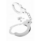 Металлические серебристые наручники Designer Metal Handcuffs - Pipedream - купить с доставкой во Владивостоке