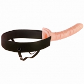 Мужской полый страпон 10  Hollow Strap-On - 24 см. - Pipedream - купить с доставкой во Владивостоке