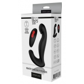 Черный вибромассажер простаты SWIRLING P-PLEASER - Dream Toys - во Владивостоке купить с доставкой