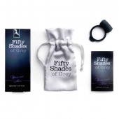 Темно-серое эрекционное кольцо Vibrating Love Ring с вибрацией - Fifty Shades of Grey - во Владивостоке купить с доставкой