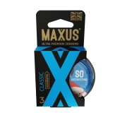 Классические презервативы в пластиковом кейсе MAXUS Classic - 3 шт. - Maxus - купить с доставкой во Владивостоке