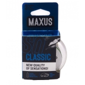 Классические презервативы в пластиковом кейсе MAXUS Classic - 3 шт. - Maxus - купить с доставкой во Владивостоке