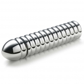 Рельефный фаллос для интенсивного электросекса Groovey George - 20 см. - MyStim - купить с доставкой во Владивостоке