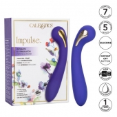 Фиолетовый вибромассажер с электростимуляцией Intimate Estim Petite G Wand - 19 см. - California Exotic Novelties - купить с доставкой во Владивостоке