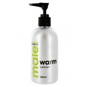 Лубрикант с согревающим эффектом MALE Cobeco Warm Lubricant - 250 мл. - Cobeco - купить с доставкой во Владивостоке