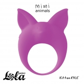 Фиолетовое эрекционное кольцо Kitten Kyle - Lola Games - во Владивостоке купить с доставкой