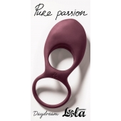 Бордовое эрекционное виброкольцо Daydream - Lola Games - во Владивостоке купить с доставкой