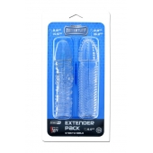 Комплект из 2 прозрачных насадок на пенис PENIS EXTENDER PACK - Dream Toys - во Владивостоке купить с доставкой