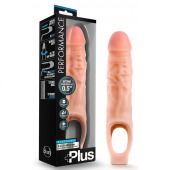 Телесный реалистичный фаллоудлинитель 9 Inch Silicone Cock Sheath Penis Extender - 22,86 см. - Blush Novelties - во Владивостоке купить с доставкой