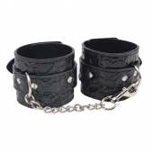 Черные наручники Be good Wrist Cuffs - Chisa - купить с доставкой во Владивостоке