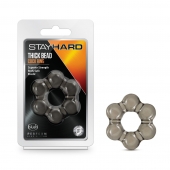 Дымчатое эрекционное кольцо Stay Hard Thick Bead Cock Ring - Blush Novelties - во Владивостоке купить с доставкой