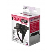 Черный пояс для насадок CLASS STRAP Restyling - LOVETOY (А-Полимер) - купить с доставкой во Владивостоке