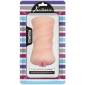 Телесный мастурбатор-вагина X-Basic Pocket Pussy без вибрации - Lovetoy - во Владивостоке купить с доставкой