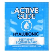 Лубрикант на водной основе Active Glide с гиалуроновой кислотой - 3 гр. - Биоритм - купить с доставкой во Владивостоке